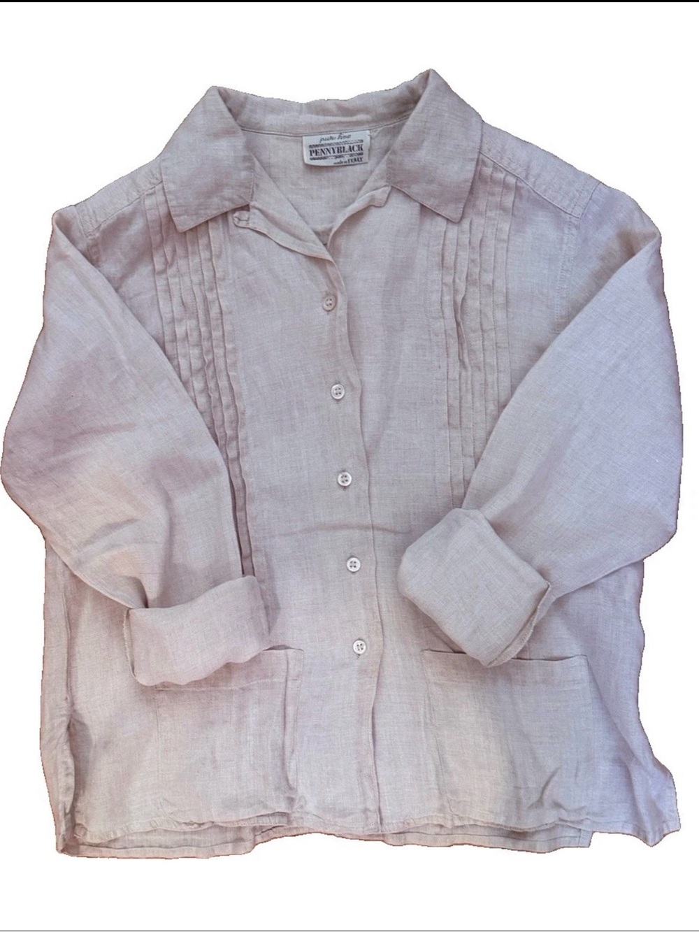 Women’s Linen Button Down Shirt Made in Italy